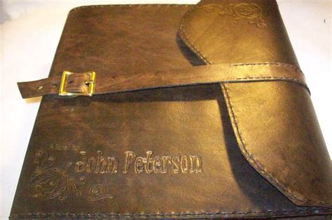 Custom Leather Binders | Personalized Leather Portfolio Cases | Handmade Padfolios | Leather ...