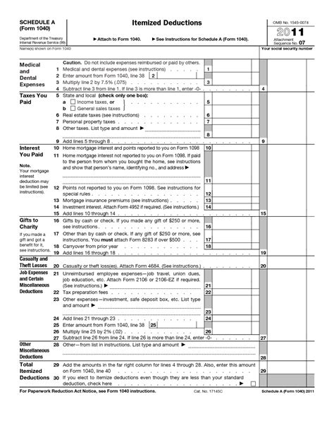 8 Best Images Of Tax Itemized Deduction Worksheet IRS | 2021 Tax Forms ...