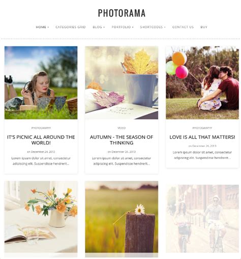 24+ Photography Blog Themes & Templates