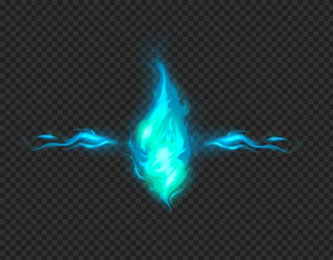 Blue Fire Flame Aura Sparks Effect FREE PNG | Citypng