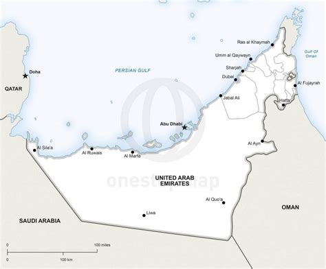 Blank Map Of The Uae | Download Them And Print Throughout Outline Map ...