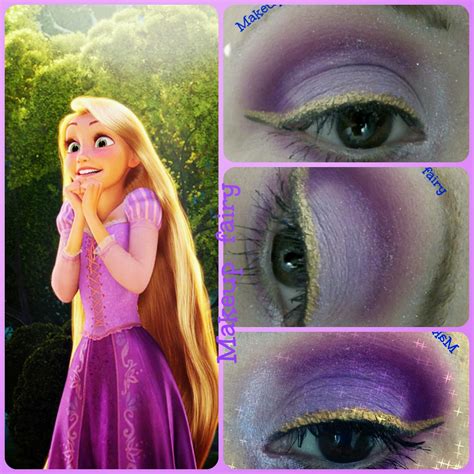 Rapunzel Disney inspired makeup