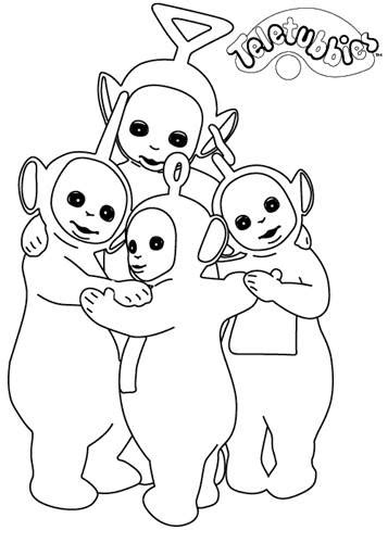 Kids-n-fun.com | 16 coloring pages of Teletubbies