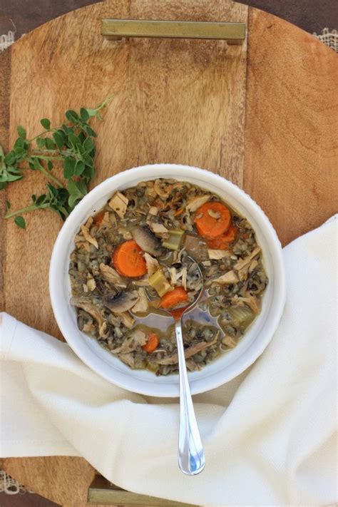 Hearty Turkey Wild Rice Soup Slow Cooker | The Domestic Life Stylist™