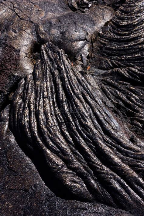 Patterns in Old Lava Flow Kona Side of Big Island Hawaii Stock Image ...