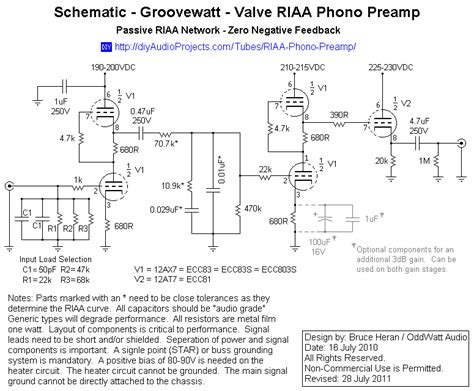 Phono Preamp Schematic Diy