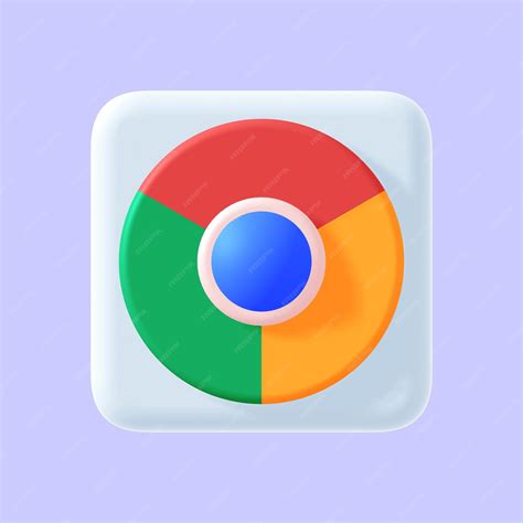 Premium Photo | Chrome browser icon chrome browser logo google chrome