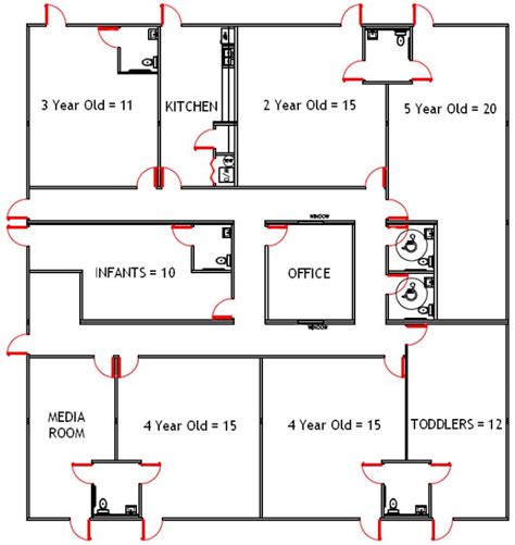 Childcare layout | Daycare business plan, Daycare design, Starting a ...