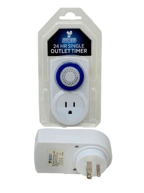 110V Plug-In 24-Hour Timer (48 ON/OFF Cycles Per Day)