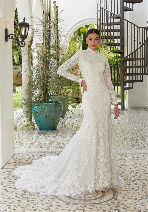 High Neck Wedding Dress Designs for 2024 + FAQs