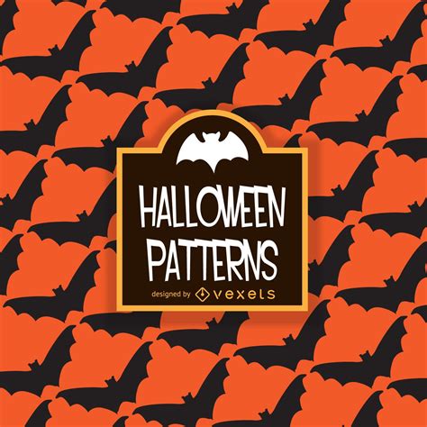 Halloween Bat Pattern Vector Download