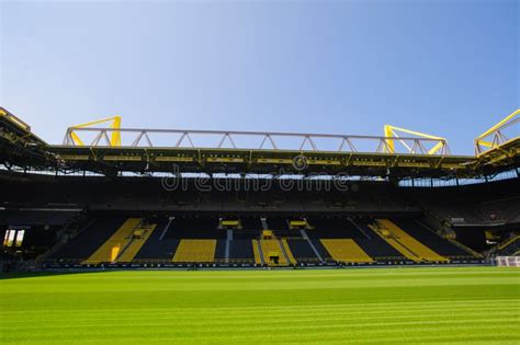 Signal Iduna Park. Football Stadium of Borussia Dortmund Editorial Stock Photo - Image of field ...