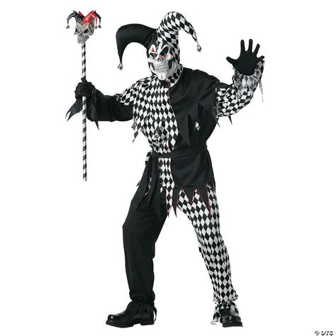 Adult Evil Jester Costume - CostumePub.com