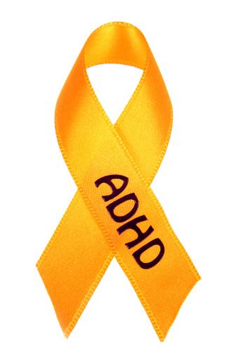 Adhd Awareness Ribbon Stock Photo - Download Image Now - iStock