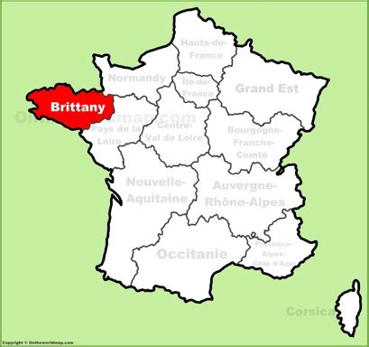 Brittany Maps | France | Maps of Brittany (Bretagne)