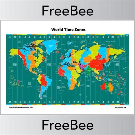 Time Zones KS2 | Time zone map, Time zones, Maps for kids