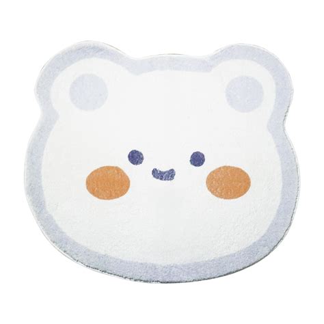 Cute White Polar Bear Soft Plush Rug Carpets Decor 💜 sugarplum · y2k, coquette, egl, cosplay ...