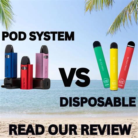 Difference between pod system and disposable vape