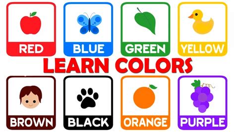 Colors for Kids,Learn Colors for Children,Animated Cartoon Colors for ...