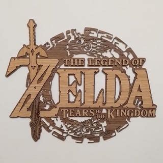 [TotK] I made the new TotK logo in wood : r/zelda