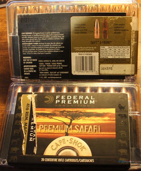 416 Remington Magnum Ammo 400 Gr. for sale at Gunsamerica.com: 931240283