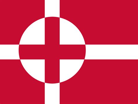 Flag of Denmark, Greenlandified : r/vexillologycirclejerk