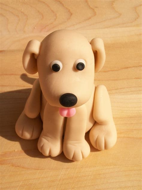 Fondant Dog Cake Topper by FondantFads on Etsy