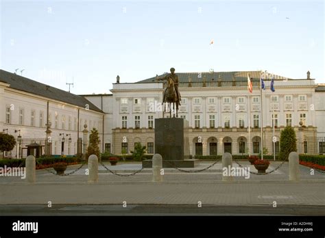 Presidential Palace Warsaw Poland Stock Photo - Alamy