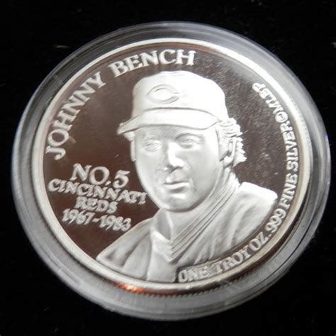 Johnny Bench Hall of Fame Commemorative Coins | EBTH