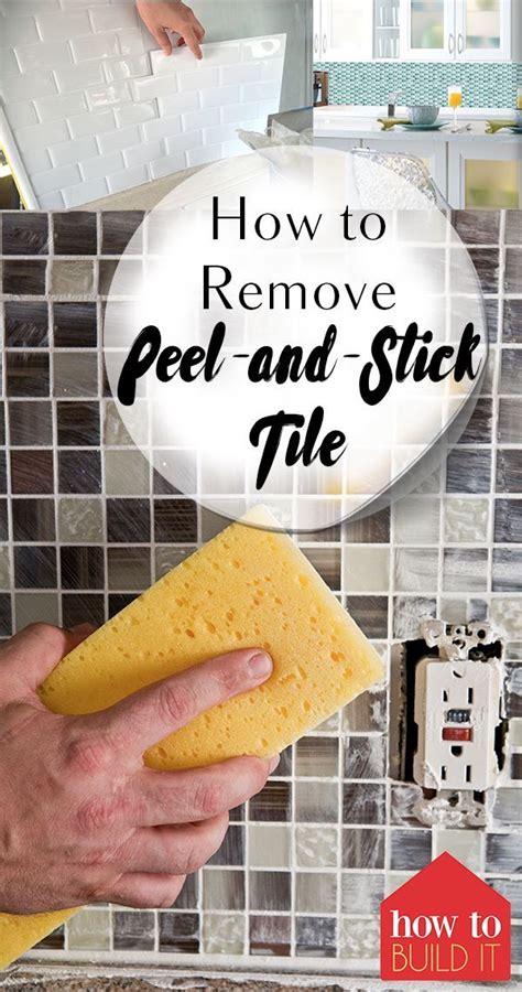 How to Remove Peel-and-Stick Tile | How To Build It | Stick on tiles, Peel and stick tile, Clean ...