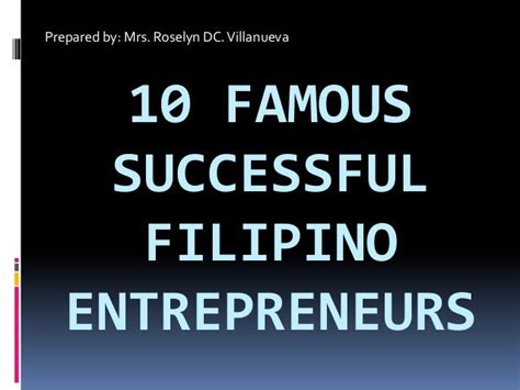 😍 3 famous filipino entrepreneurs. 3 Successful Entrepreneurs Share Their Productivity Secrets ...