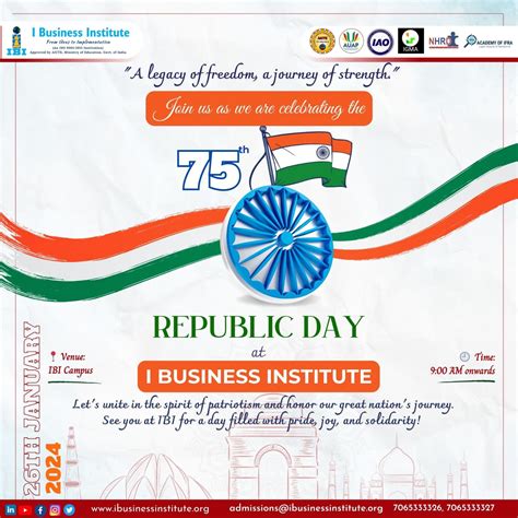 IBI Marks 75th Republic Day with Spirited Celebrations