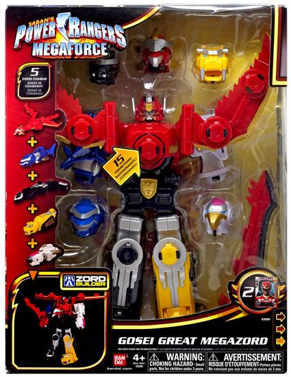 Power Rangers Megaforce Deluxe Gosei Great Megazord Action Figure Bandai America - ToyWiz