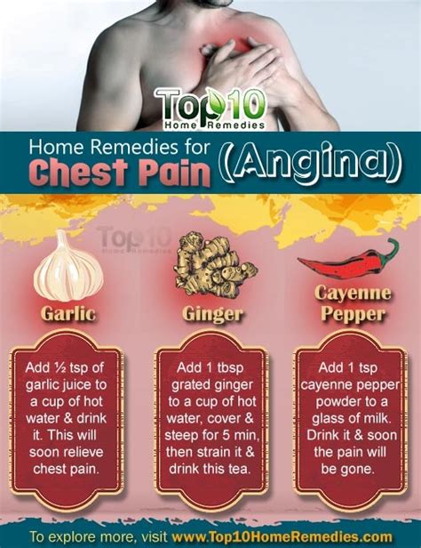 Home Remedies for Chest Pain (Angina) | Top 10 Home Remedies