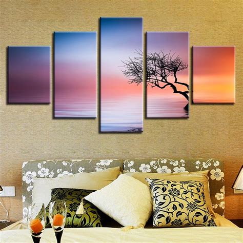 Tree 22 – Nature 5 Panel Canvas Art Wall Decor – Canvas Storm