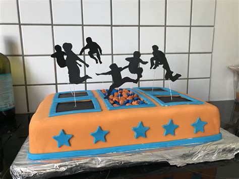 Pin by Stacey Chisholm on Nerf birthday party | Trampoline birthday party, Trampoline park ...