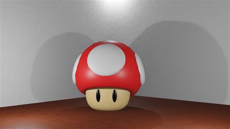 Mario mushroom 3D Model in Other 3DExport