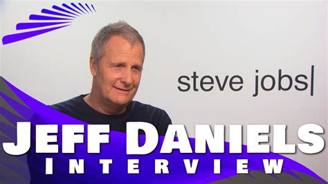 Steve Jobs: Jeff Daniels Interview - YouTube