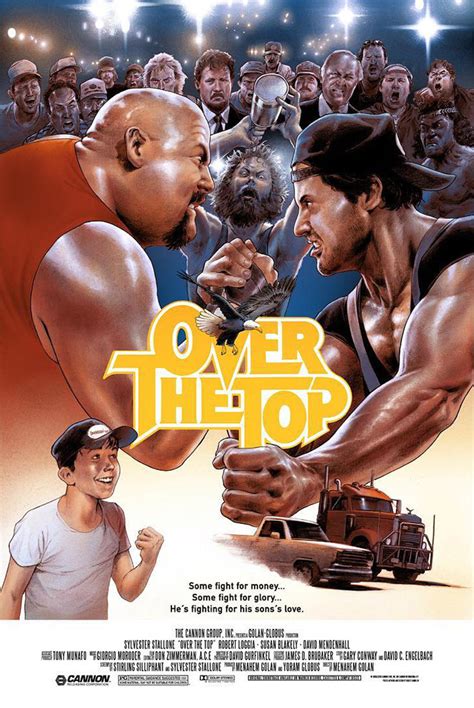 Over the Top by Robert Sammelin - Home of the Alternative Movie Poster -AMP-