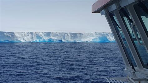 British research ship crosses paths with world’s largest iceberg as it drifts out of Antarctica ...