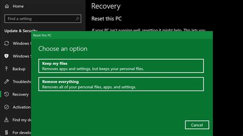 How to factory reset windows 10 - poialternative