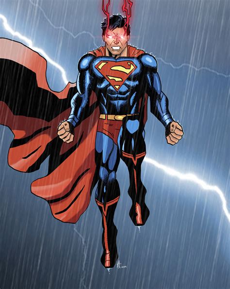 [Artwork] "Angry Superman", all done by me. : r/DCcomics