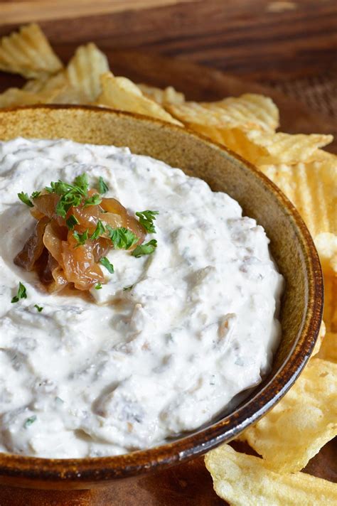 French Onion Dip Recipe - WonkyWonderful