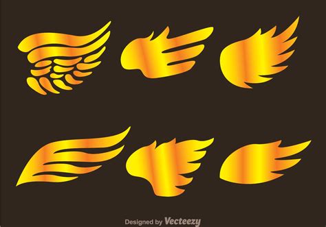 Gold Hawk Wing Logo Vectors - Download Free Vector Art, Stock Graphics ...