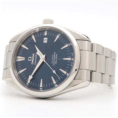 Omega Seamaster Aqua Terra Blue Dial 39.2MM Co-Axial Steel... for ...