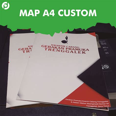 CETAK MAP FOLDER/STOP MAP F4/A4 Map Sekolah / Kantor Custom + Laminasi - printink.id