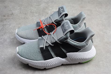 New adidas Prophere Shoes Wolf Grey/Black-Shock Lime | Yeezy Boost 2019