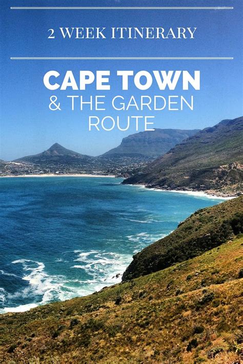 Garden Route Map From Pe To Cape Town