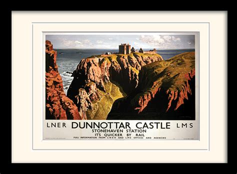 Dunnottar Castle Mounted 30 x 40cm Print | The Art Group