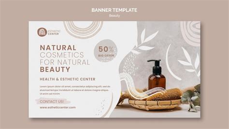 Free PSD | Beauty banner template